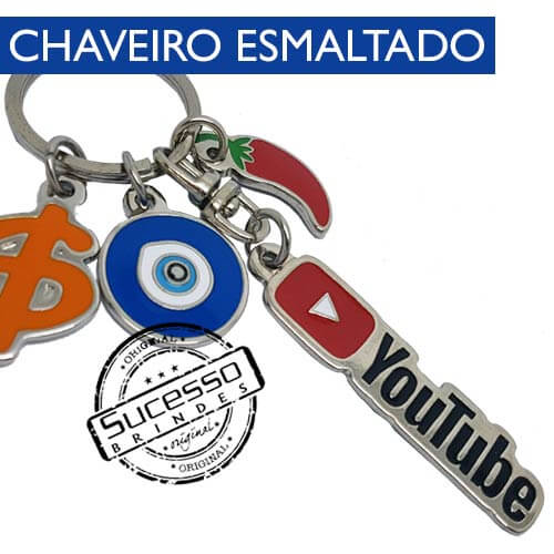 Sucesso Brindes - Chaveiro Esmaltado Youtube