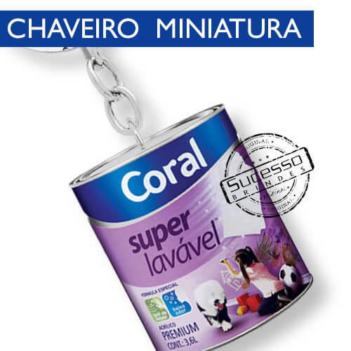 Sucesso Brindes - Chaveiro Miniatura