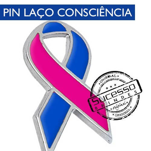 Sucesso Brindes - Pin Laco Consciencia